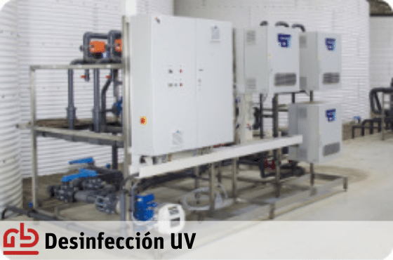sistema de desnfección UV