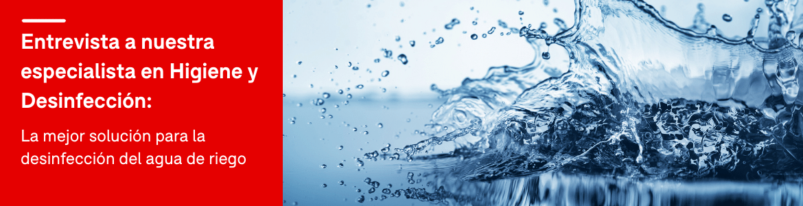 Huwa-San como solución a los problemas de fitopatógenos en el agua del sector Hortícola