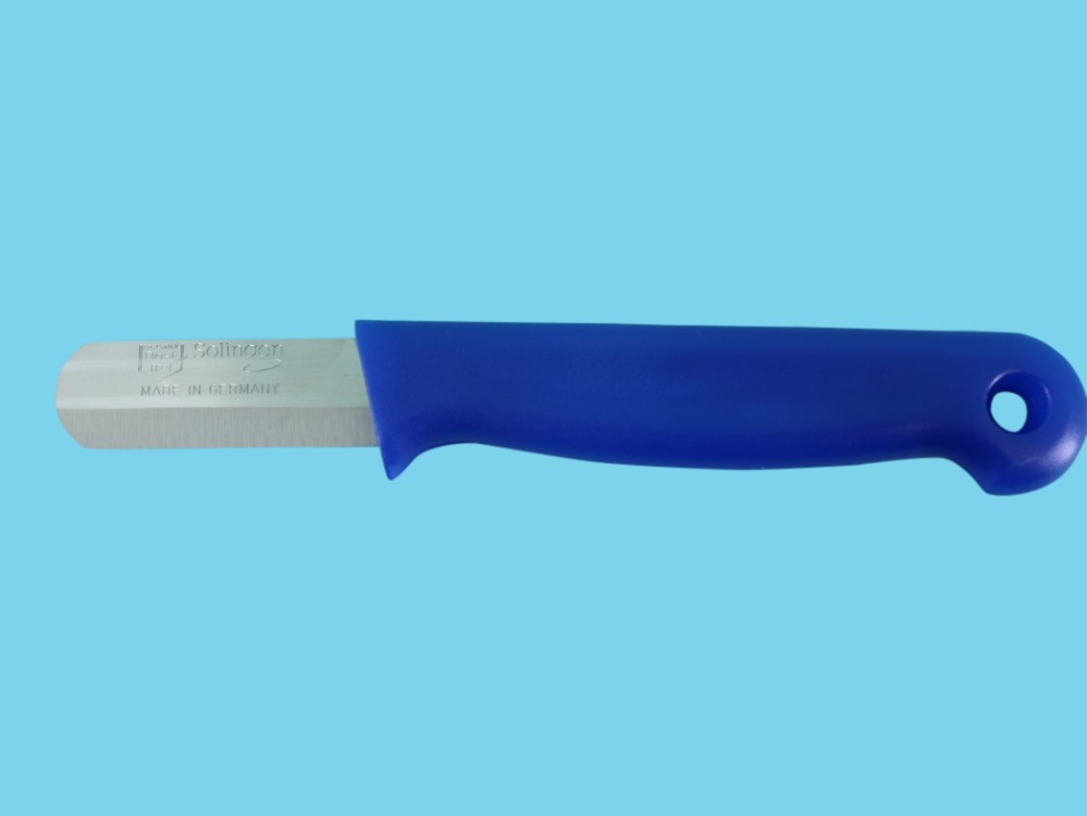  Cuchillo redondo azul banda acero 45 mm